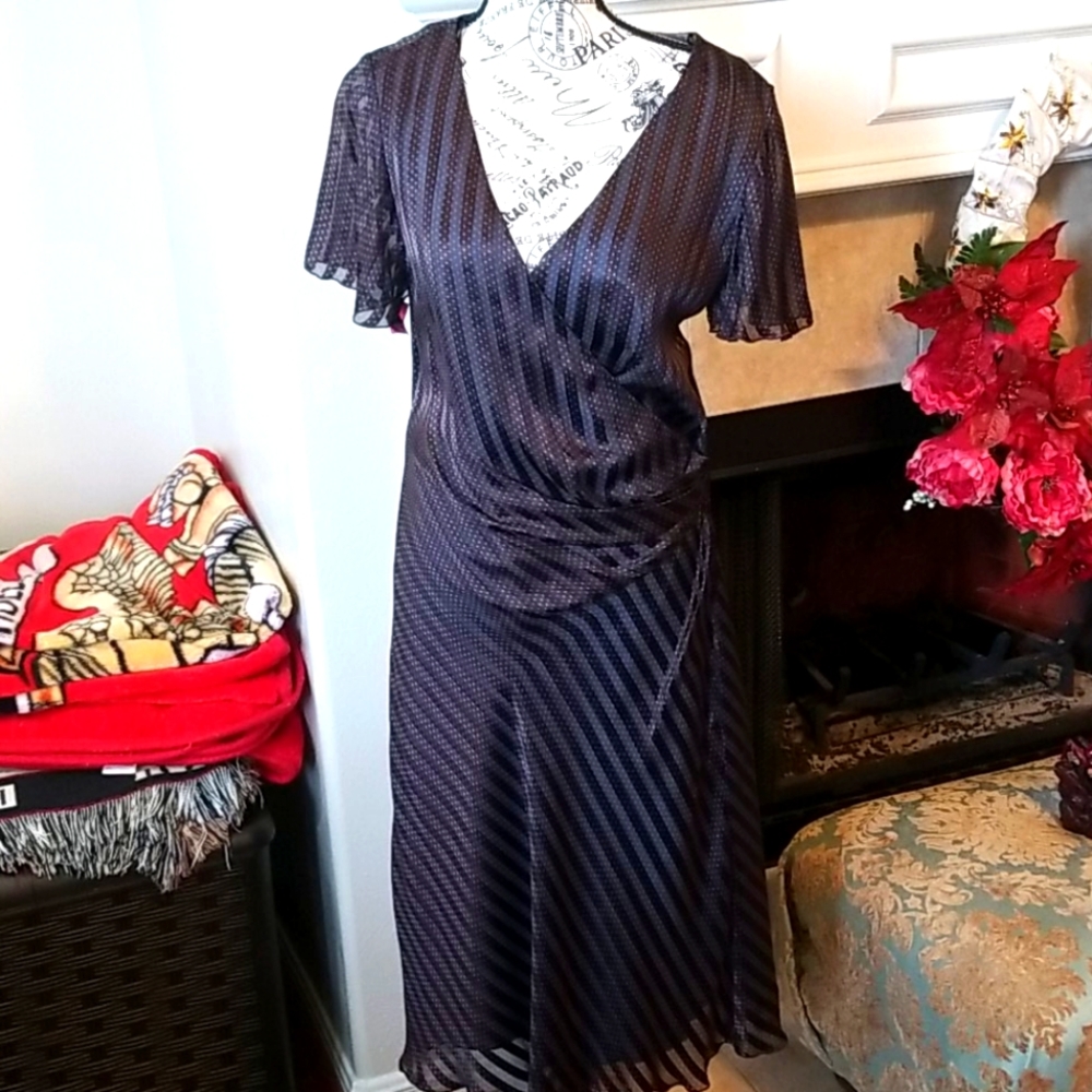 Beata Studio LA 100% Silk Dress Size 12